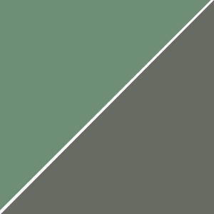Wetwall Alloy 4mm Double-Sided Bathroom Wall Panels 2440mm - Seafoam Green / Battleship Grey