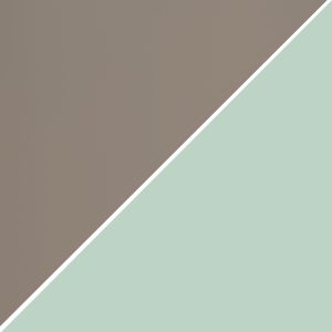 Wetwall Alloy 4mm Double-Sided Bathroom Wall Panels 2440mm - Terra Grey / Seabreeze Green