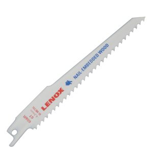 Lennox 150mm Sabre Saw Blades - Wood 5pk