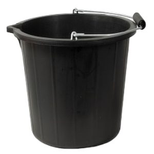 Black Mixing Bucket - 12L