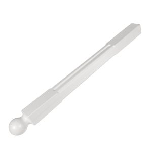 1500mm Swish 3D GRP Full Ball Finial Roof Spire - White