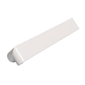 Bullnose Double-Ended 90° External Corner (500mm) for 9mm & 16mm Board - White
