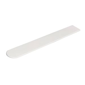 Bullnose  Cover Board 37 x 300mm End Cap - White