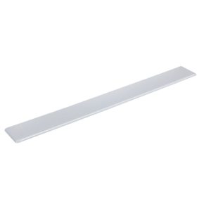 Square Cover Board 35 x 300mm End Cap - White