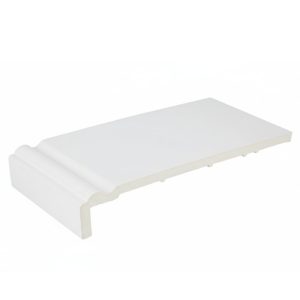 250mm Ogee  9mm Cover Board x 5m - White