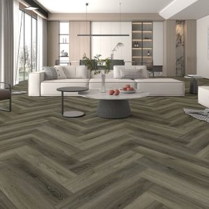 Clever Click Rigid SPC Flooring Herringbone 1.56m² - Lexington Oak