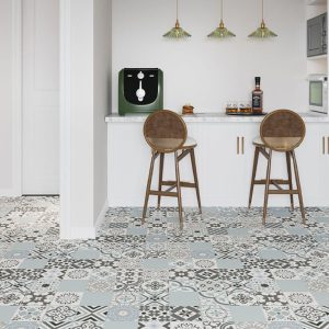 Clever Click Rigid SPC Flooring Mosaic Tile 1.49m² - Corfu