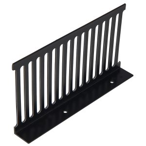 60mm x 15mm Swish uPVC Continuous Angle Ventilator 5m - Black