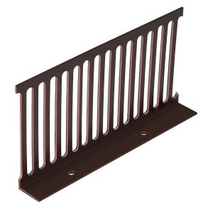60mm x 15mm Swish uPVC Continuous Angle Ventilator 5m - Brown