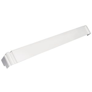 Ogee 90° External Fascia Double Ended Corner (500mm) for 9mm & 16mm Board - White