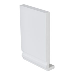 250mm Ogee 16mm Full Replacement Fascia Board x 5m - White