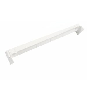 Ogee 90° Internal Fascia Corner (500mm) for 9mm & 16mm Board - White
