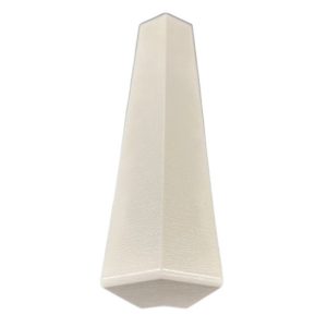 135° External Bay Window Square Fascia Corner 300mm - Cream