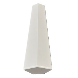 135° External Bay Window Square Fascia Corner 300mm - White