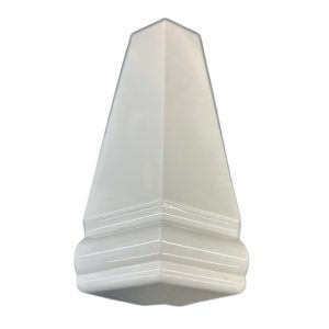 135° External Bay Window Ogee Fascia Corner 300mm - White
