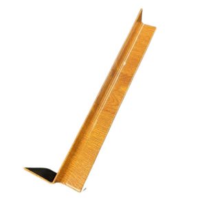 90° Internal Square Fascia Corner 300mm - Light Oak