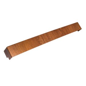 Square 90° Double Ended External Corner (500mm) for 9mm & 16mm Board - Light Oak
