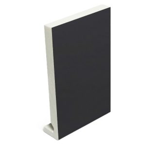 150mm Square 16mm Full Replacement Fascia Board x 5m - Smooth Anthracite Black