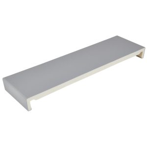 405mm Square 16mm Full Replacement Double Ended Fascia Board x 5m - Light Grey