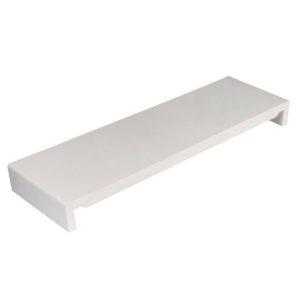 355mm Square 16mm Full Replacement Double Ended Fascia Board x 5m - White