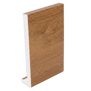 150mm Square 16mm Full Replacement Fascia Board x 5m - Irish Oak