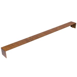 Square Double-Sided Fascia Joint (500mm) for 9mm & 16mm Board - Light Oak