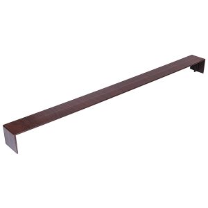 Square Double-Sided Fascia Joint (500mm) for 9mm & 16mm Board - Rosewood