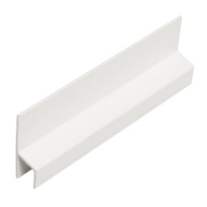 uPVC Felt Roof Edge Trim - White