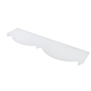 16mm Concord Convex Decorative uPVC Bargeboard - White