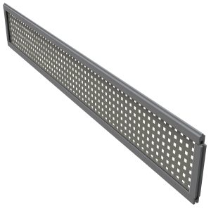 Duofuse 2m Decorative Square Fence Panel - Graphite Black