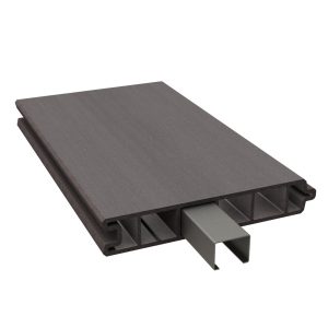 Duofuse 2m Tongue & Groove Hollow Fence Panel - Wenge Brown