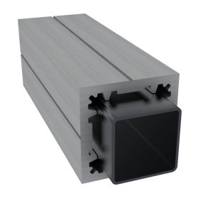 Duofuse 2.7m Reinforced Composite Fence Post - Stone Grey