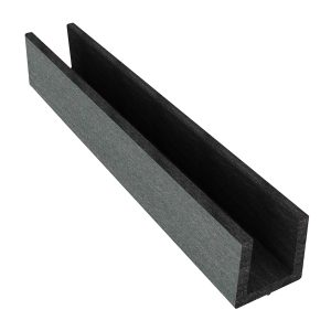 Duofuse Fencing 1.82m Small U Profile - Graphite Black