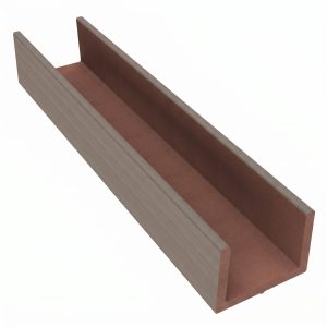 Duofuse Fencing 1.82m Large U Profile - Tropical Brown