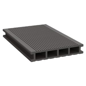 Duofuse 6m Hollow Composite Decking Board - Graphite Black