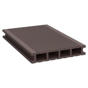 Duofuse Dual Sided Hollow Decking Board 162mm x 28mm x 4m - Tropical Brown