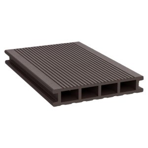 Duofuse 6m Hollow Composite Decking Board - Wenge Brown