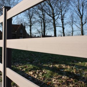 Duofuse 1.8m Ranch Fence Rail - Tropical Brown