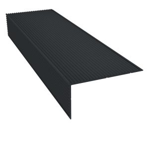 Duofuse 4m Aluminium L Profile for Hollow Decking - Graphite Black