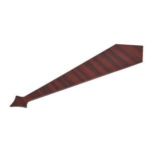 340mm Decorative Roofline Gable Finial - Mahogany
