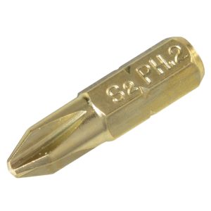 PH2 x 25mm ForgeFix Phillips Compatible Bits (Pack of 10)