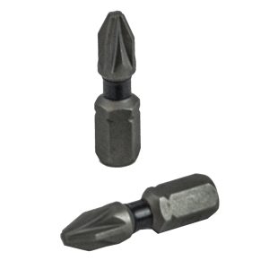 Faithfull PZ2 x 25mm Impact Screwdriver Bits (Pack of 20)