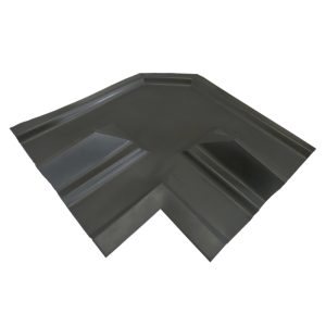 V-Flow GRP Dry Valley Top Closure Tile - Lead Grey