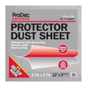 ProDec Contractor 12'x9' Cotton Dust Sheets