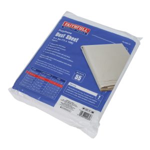 3x4m Polythene Dust Sheet