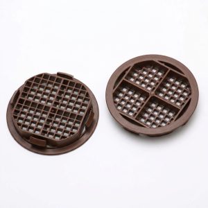 70mm uPVC Circular Soffit Disc Vent - Brown
