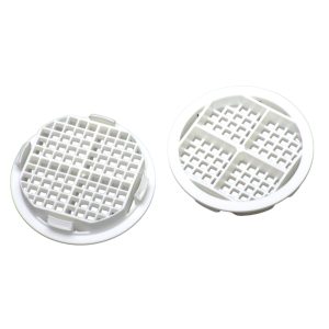 70mm uPVC Circular Soffit Disc Vent - White