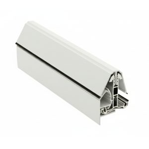 Self-Supported Edge Glazing Bar - White