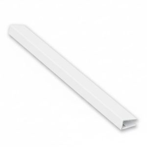 10mm Polycarbonate End Closure - White