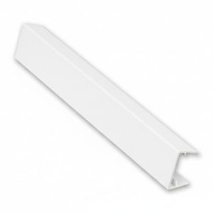 25mm Polycarbonate End Closure - White